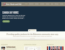 Tablet Screenshot of bensmeats.com